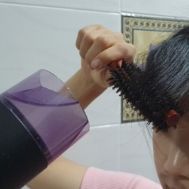 No. 2 Hair Roll Brush Wooden Dry Roll Brush No. 2 2ea