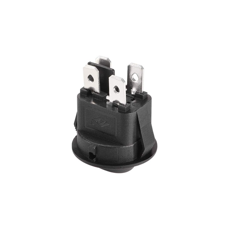sourcing map Round 4-Pin Boat Rocker Switch On/Off AC 250