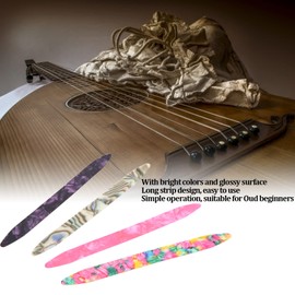 10 Pcs Professional Standard Oud Picks Stringed Instrument Picks Plectrum Musical Instrument Guitar Accessories 0.71mm