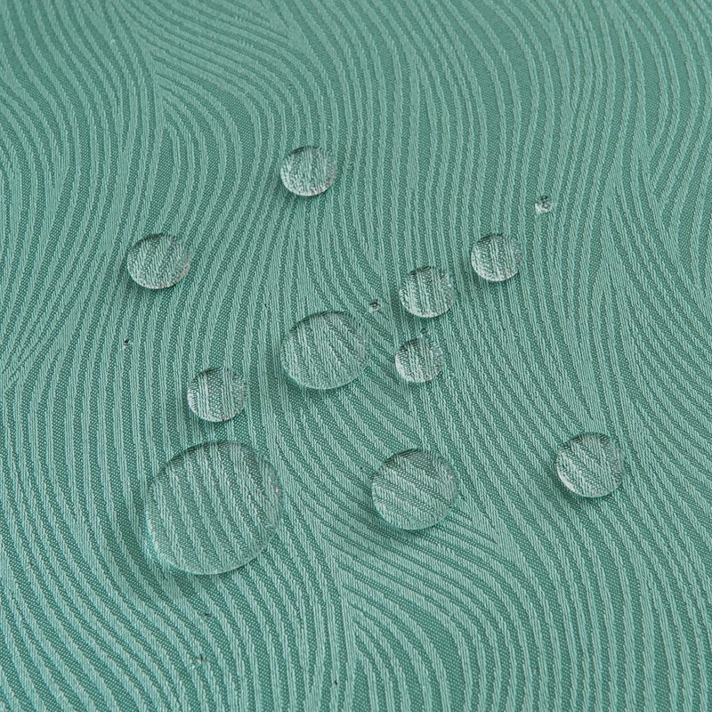 SPRICA Round Jacquard Tablecloth 120cm Water Resistance Solid Colour Table