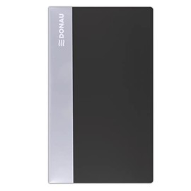 DONAU 1343480PL-01 Business Card Book Polypropylene for 480 Business Cards Black