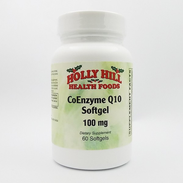 Holly Hill Health Foods, CoEnzyme Q10 100 MG, 60 Softgels