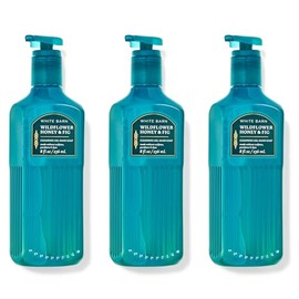 Wildflower Honey & Fig Cleansing Gel Hand Soap by White Barn/BBW - Pack of 3