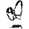 Cwell Equine NEW Horse print fur padded headcollars halter +