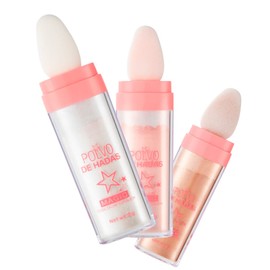 Polvo De Hadas Iluminador Maquillaje Glitter Belleza Body, Crea un look mágico con estos maravillosos polvos de hadas que iluminarán tu rostro, color PLATA