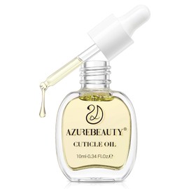 AZUREBEAUTY Cuticle Oil 10ml Natural Nail Nourishing Oil & Cuticles Care Strengthener Oil with Vitamin E and Keratin - for Repair Moisturize and Strengthener for Damaged Nails