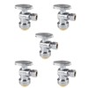 (Pack of 5) EFIELD Push Fit 1/4 Turn Angle Stop