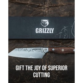 The Cooking Guild Grizzly Series 5-Inch Paring Knife - Rosewood Handle - High Carbon Stainless Steel - Rust-Resistant & Razor Sharp