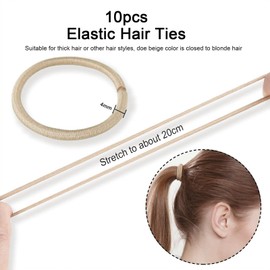 AWAVM 40pcs Hair Pins with 20pcs Invisible Hair Nets &10pcs Hair Bands,Elastic Edge Mesh Hair Nets for Bun in Individual Package,U Shape Bobby Pins for Ballet Dancers Nurse Women