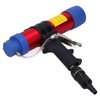 Pneumatic Glass Glue Gun Air Caulking Straight Adjustable Aluminum Power