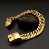 Jxlepe Miami Cuban Link Chain Bracelet 18K Gold 16mm Big