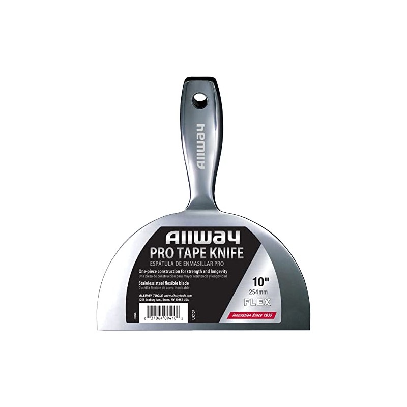 ALLWAY UX10F Premium One-Piece Flex Stainless Steel Joint Knife, 10"