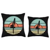 Oil Derrick Sunset Throw Pillow