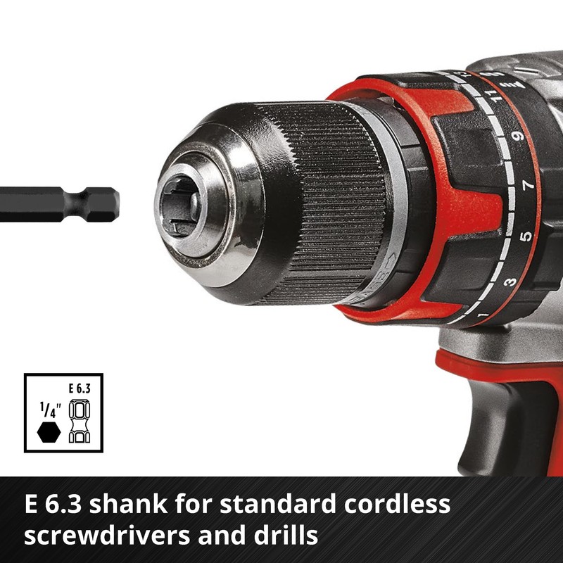 Original Einhell M-Case 16-Piece bit Set (for Cordless Screwdrivers and