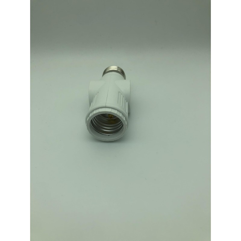 Figame 3 Prong Light Bulb Socket Plug Adapter, Polarized Bulb
