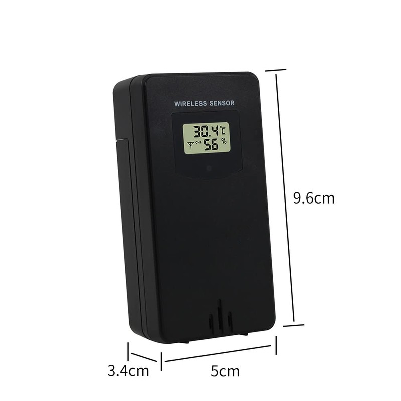 Temperature Humidity Sensor Meter Hygrometer Electronic Digital Thermometer in/Outdoor Used