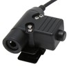 PTT Headset Adapter Push to Talk Connector for Motorola Xir