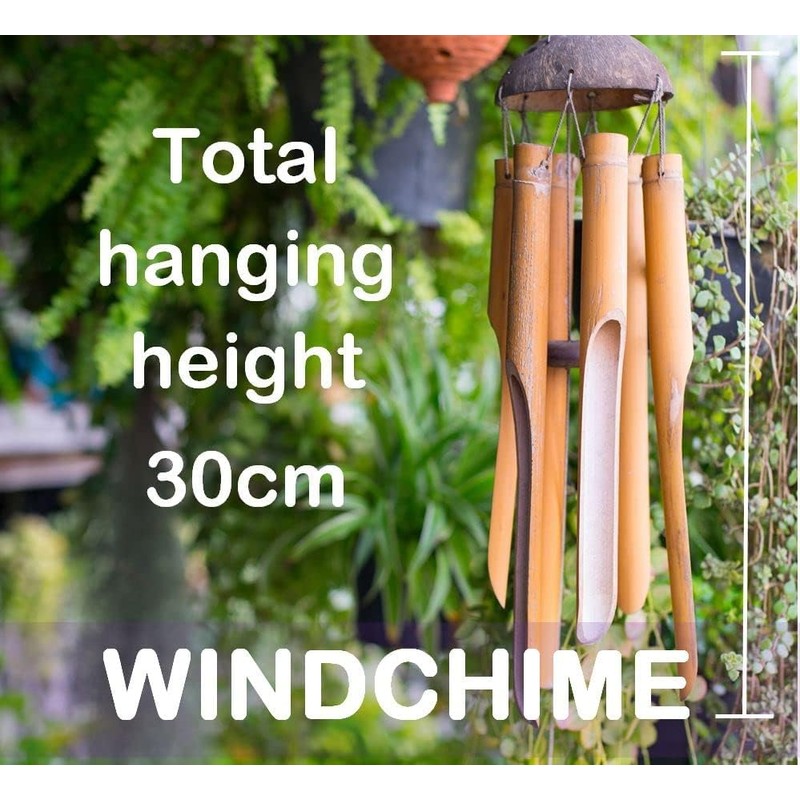 Bamboo Wind Chimes, Ethical, Wind Chimes for Garden, Fair Trade,