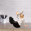 NCONCO Chef Figurine with Waving Hand Happy Chef Resin Figurine