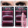 MOTIBACK 456pcs mixed set false eyelashes-pink set