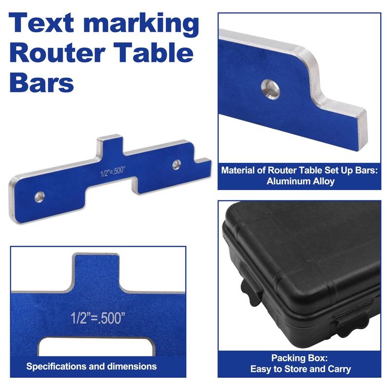 Router Table Set Up Bars Replacement for PRS3400 (Set of