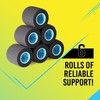 Max Tape Black Cohesive Bandage Football Sock Tape, Shin Pad