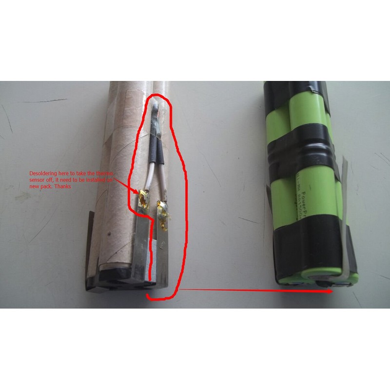 Eztronics Corp Battery Rebuild Pack 7.2V for SNAP-ON CTB5172 NIMH