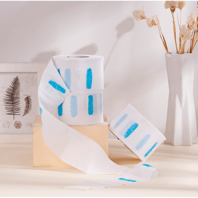 2 Rolls of Disposable Waterproof Hairdressing Salon Rolls - White