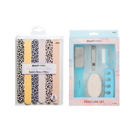 Beauty Topic 6-Piece Beauty Topic Fashion Nail Files & Pedicure Set. Great Xmas Gift Set