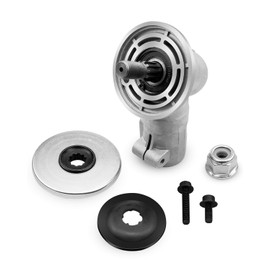 JUFWKO 537333802 Bevel Gear Head Assembly Fits for Husqvarna 525L 324LX 324LDX 326LS 326LX 326L 525LST Trimmer Weed Eater, Bevel Gear Head Case Replace 537199202 537199201