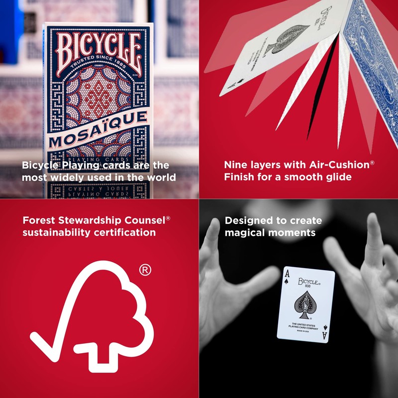 Bicycle Mosaique Playing Cards