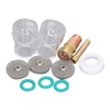 11Pcs Welding Gun Accessories Tig Welding Torch Glass Cup Collet