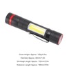 LED Flashlight Multifunction Highlight Telescopic Zoom Rechargeable Waterproof Mini Flashlight