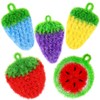 Vesici 10 Pieces Fruit Dish Scrubber Non Scratch Cleaning Sponge