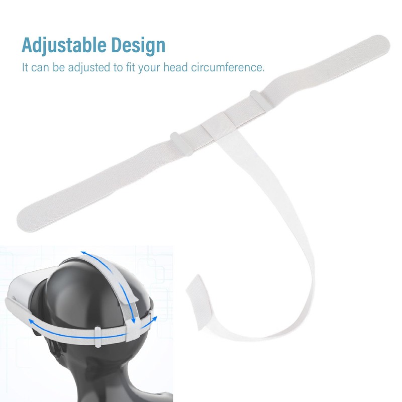 Head Strap for VR Headset, Adjustable Comfortable Strap Replacement, Lightweight