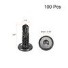 uxcell Hex Socket Self Tapping Screws, 1/4 x 3/4 410
