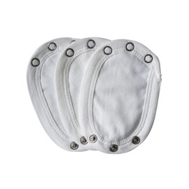 HanaMoon Baby Vest BodySuit Extender - Maximize Baby Clothes Lifespan (Pack of 3) White