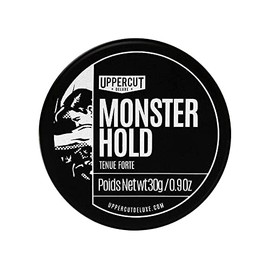 Monster Hold Pomade Midi, producto a base de cera de fijación fuerte y pesada, de larga duración y reutilizable para estilos tradicionales o más atrevidos, 0,9 oz/30 g