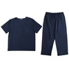 Tropi Conjunto de uniforme médico para hombre, cuatro bolsillos (cuello