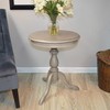 Carolina Chair & Table Gilda Side Table, Weathered Gray