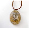 RELIGHT Natural Stone, Orgonite, Necklace, Ganesha, God Pendant, Power Stone,