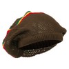 Mesh Rasta Deep Shell Beanie - Brown OSFM