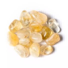 50g Tumbled Citrine Quartz Gemstone Crystals 10-20 Stones Bulk Rocks Wholesale