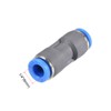 sourcing map Straight Push Connectors 6mm Quick Release Pneumatic Connector