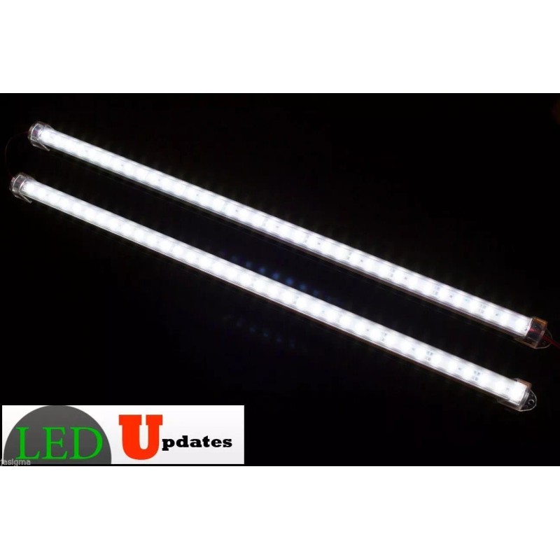 LEDUPDATES 2x 20" white LED Light for Under cabinet Display