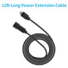 Prestantious Extension Cable Works for Ring USB-C Solar Panel, only
