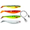 PetrisCatch Allround Rubber Fish Set of 4 + 4 Steel