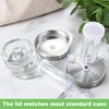JOBVERT Fermentation Kit - 2 Upgraded Lids and 2 Glass
