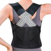 Corrector Postura Ortopédico Lumbar Espalda Ajustable Faja Negro Xl