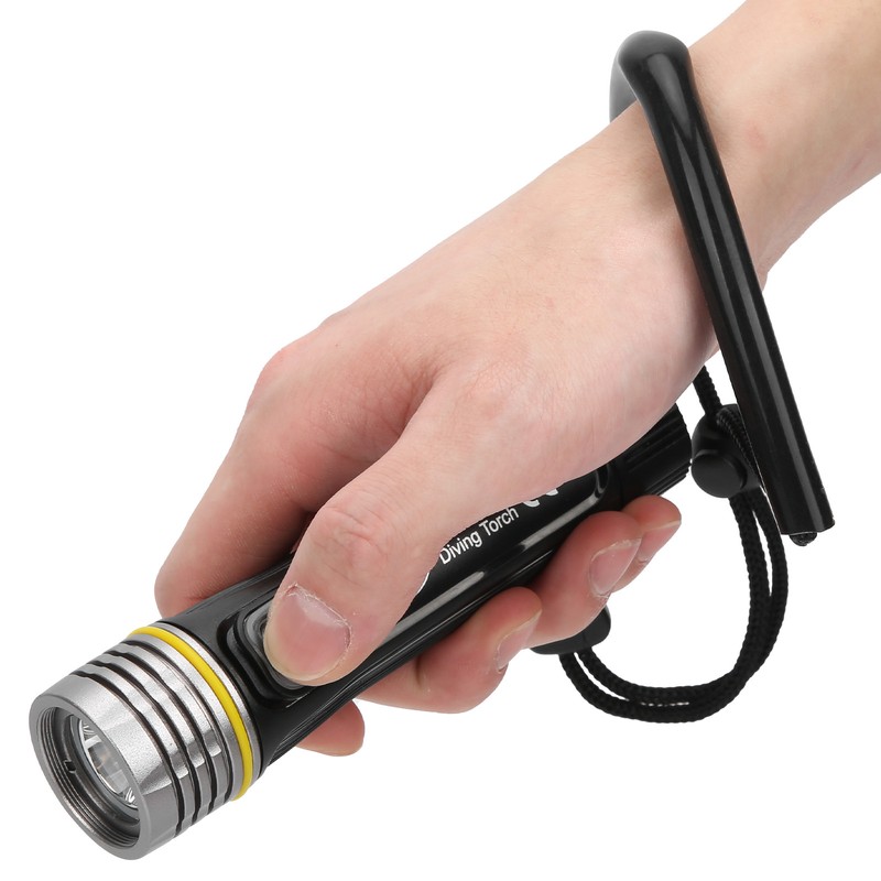 Waterproof Flashlight Night Diving Light Torch 100m Underwater Lighting Lamp
